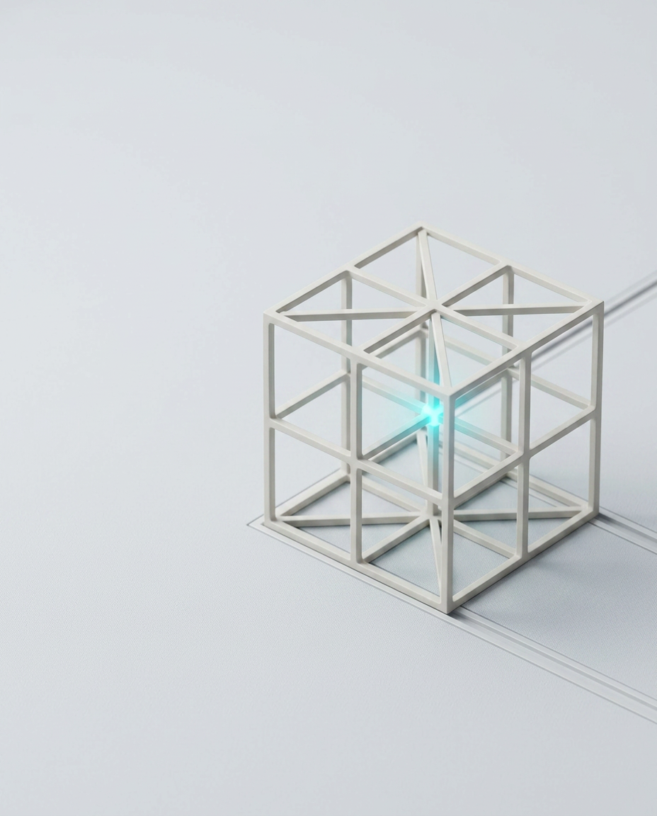 A contained, guard-railed lattice structure